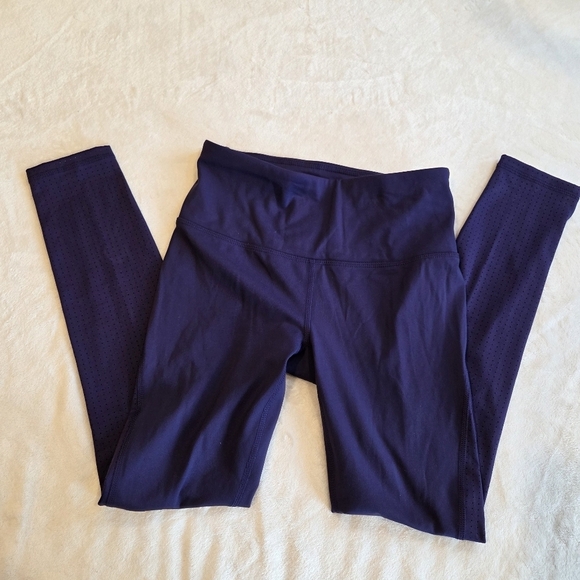 DSG Pants - DSG Women's Momentum Perforated 7/8 Leggings - Purple Ink Size XS New Yoga Work